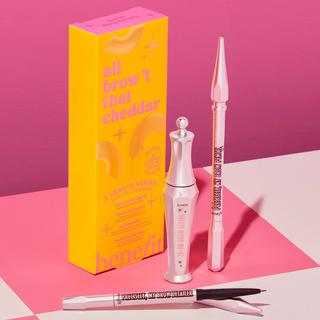 benefit  All Brow't that Cheddar - Le coffret sourcils de Noël crayon et gel sourcils 