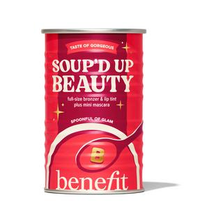 benefit  Soup'd Up Beauty - Kit Bronzer, Tinta Labbra e Gaunce & Mascara 