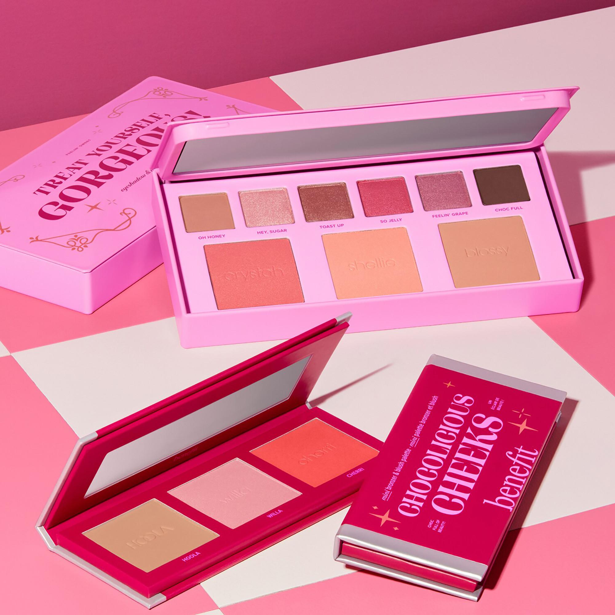 benefit  Treat Yourself, Gorgeous! - Lidschatten- & Rouge Weihnachtspalette 