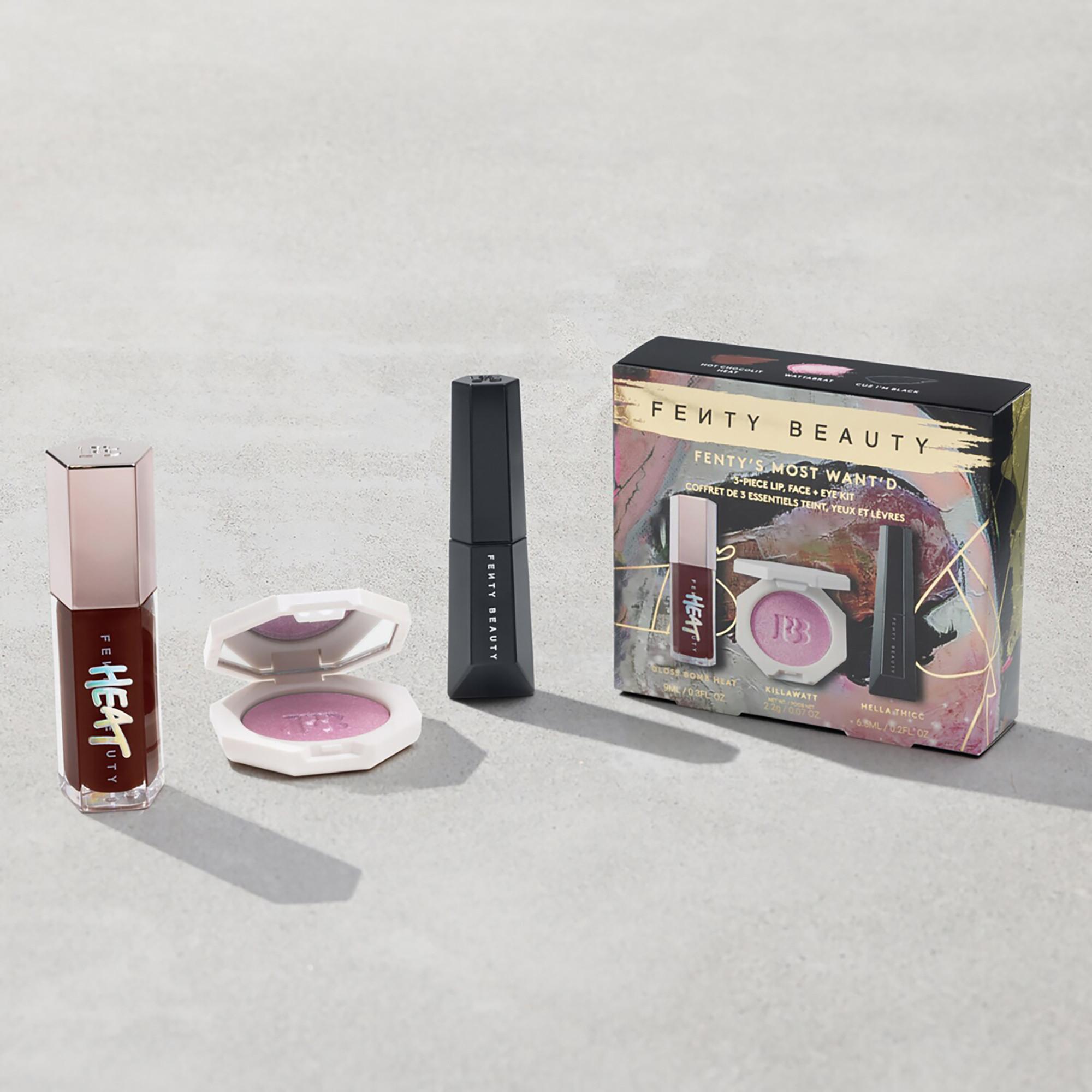 Fenty Beauty By Rihanna  FENTY'S MOST WANT'D - 3-PIECE LIP, FACE + EYE KIT 