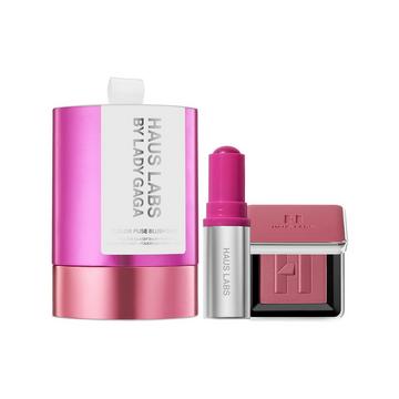 COLOR FUSE INNOVATION GLASSY BALM + POWDER BLUSH DUO - Blush poudre et crème