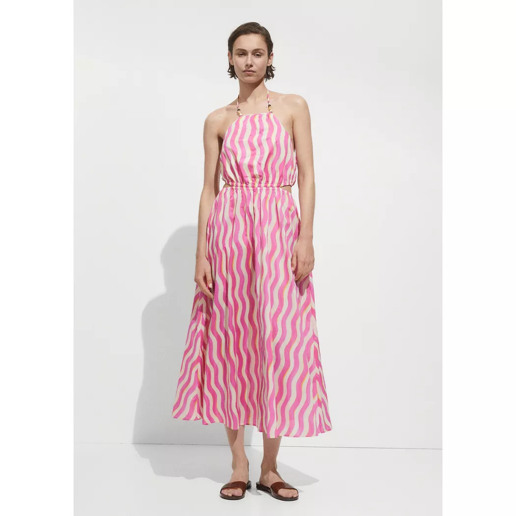Mango - Kleid, für Damen, Pink, Größe S