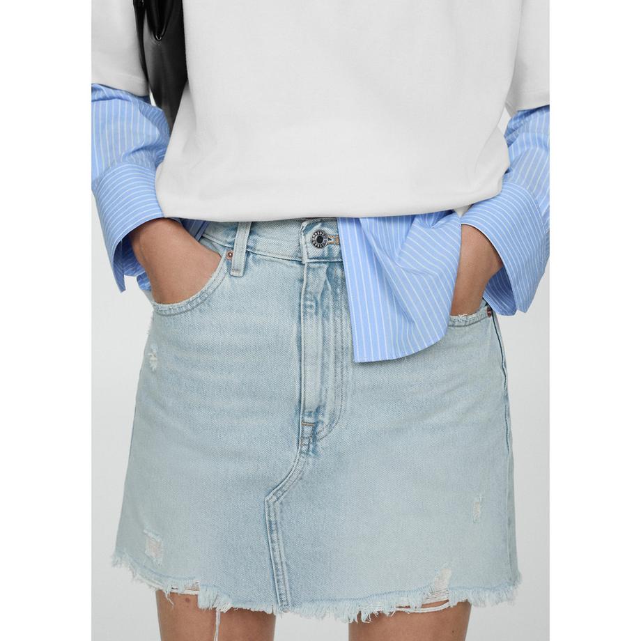 MANGO ELENA Minigonna in Denim  