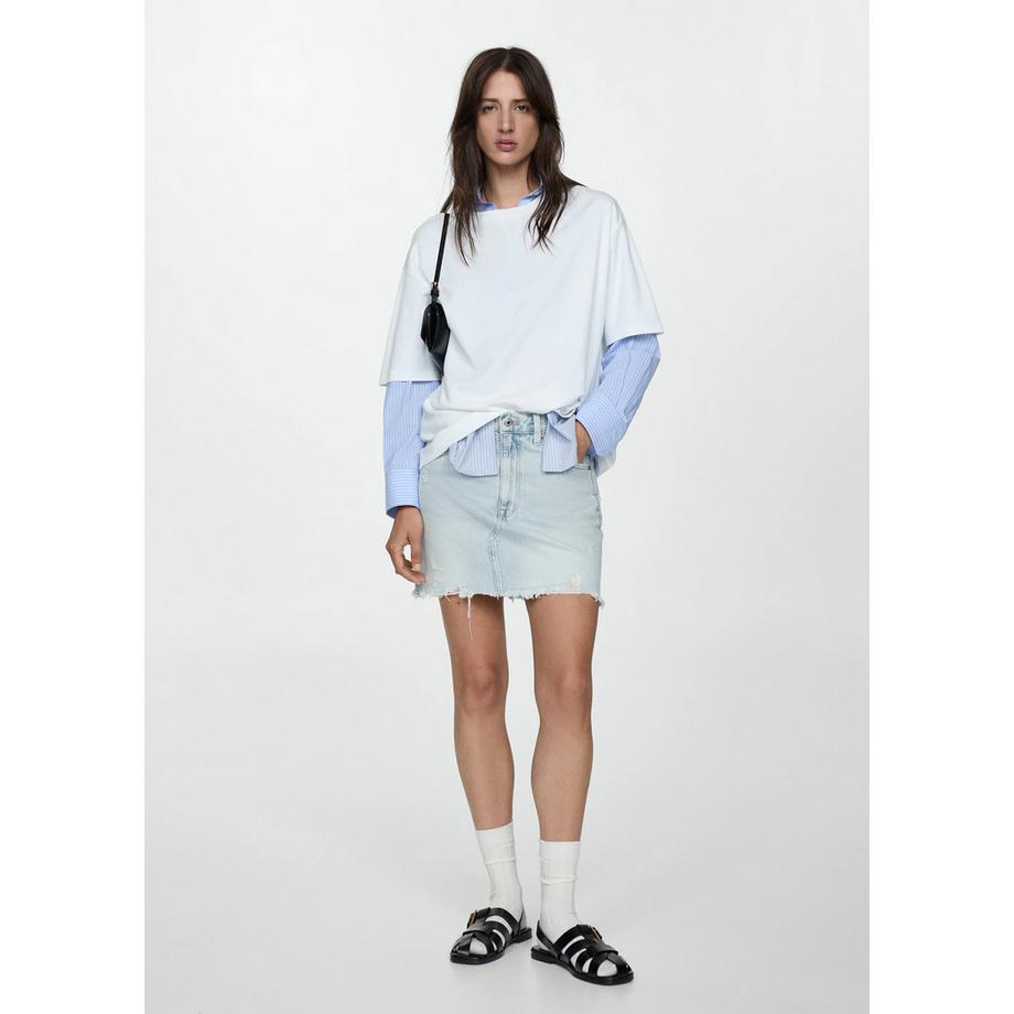 MANGO ELENA Minigonna in Denim  