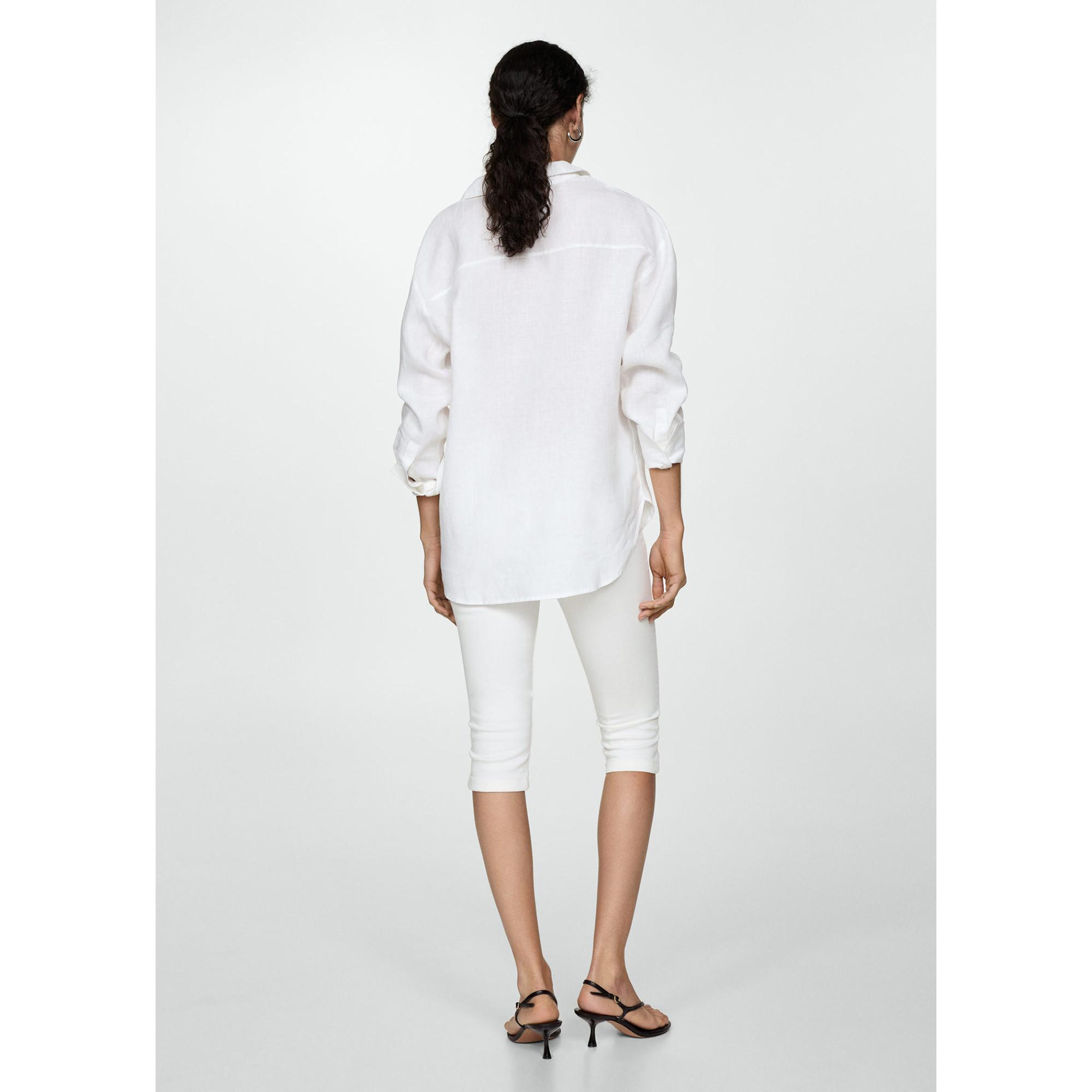 MANGO SAMARI T-shirt Oversize Manches Longues  