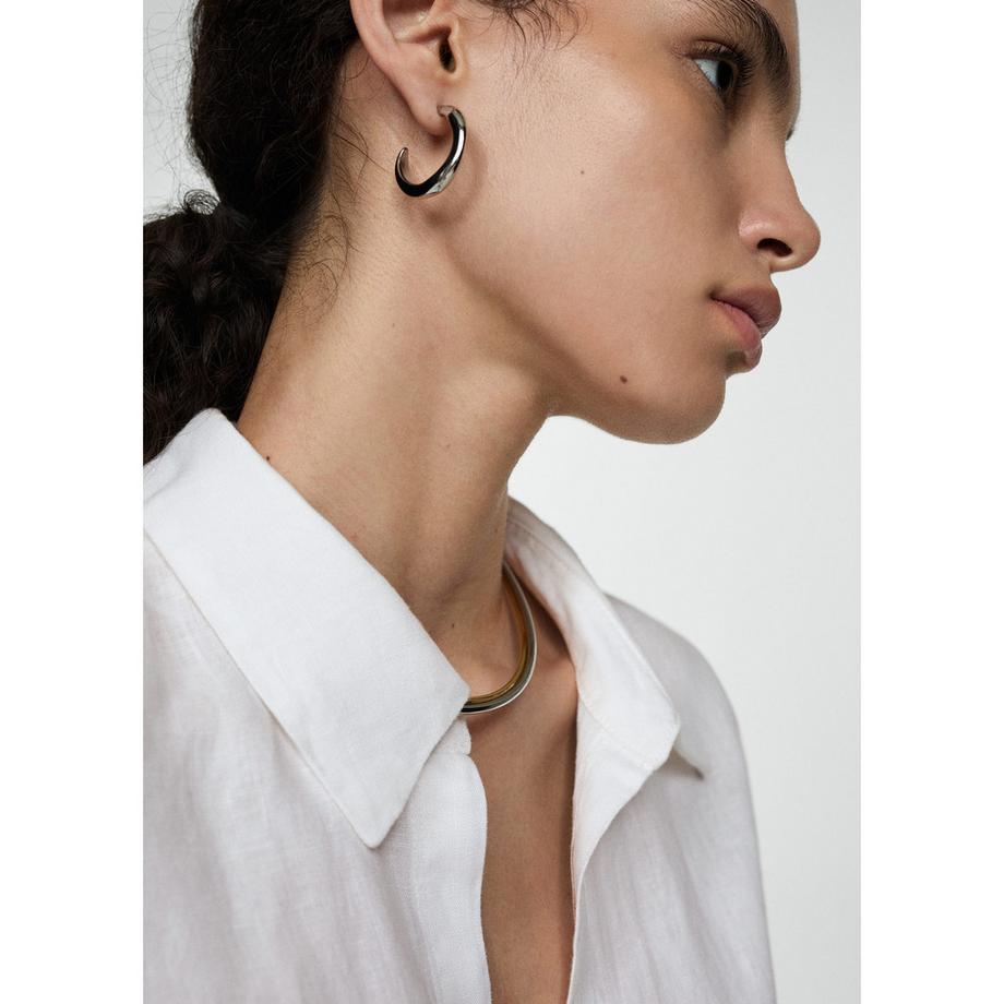 MANGO SAMARI T-shirt Oversize Maniche Lunghe  