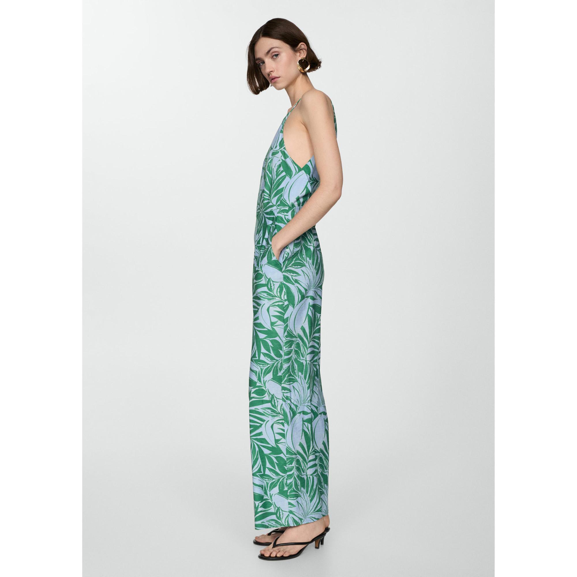 MANGO Olimpio Overall mit Blumenprint  