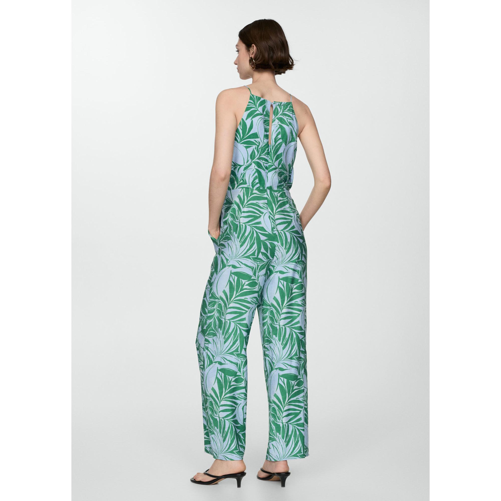 MANGO Olimpio Overall mit Blumenprint  