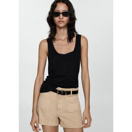 MANGO CLEA Regular Fit Denim Shorts  