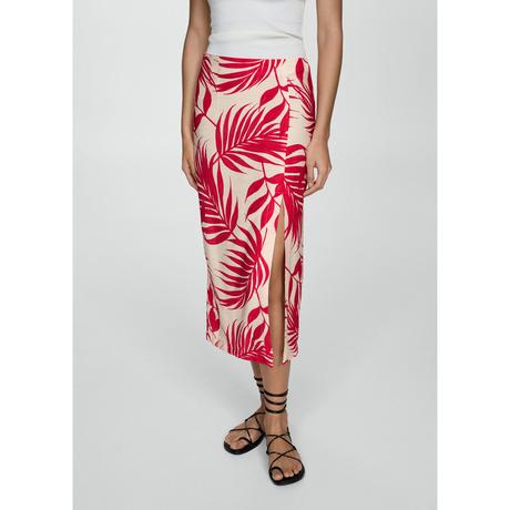 MANGO Hawai Gonna Midi con Motivo Floreale  