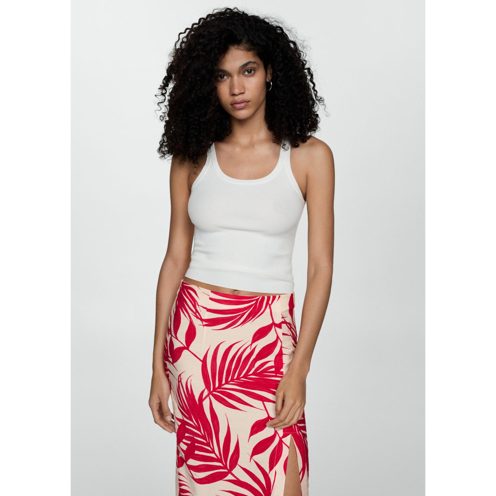 MANGO Hawai Gonna Midi con Motivo Floreale  