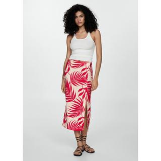 MANGO Hawai Gonna Midi con Motivo Floreale  