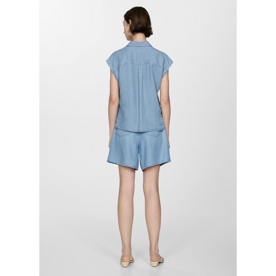 MANGO ALESSIA Camicia Lyocell Maniche Corte  