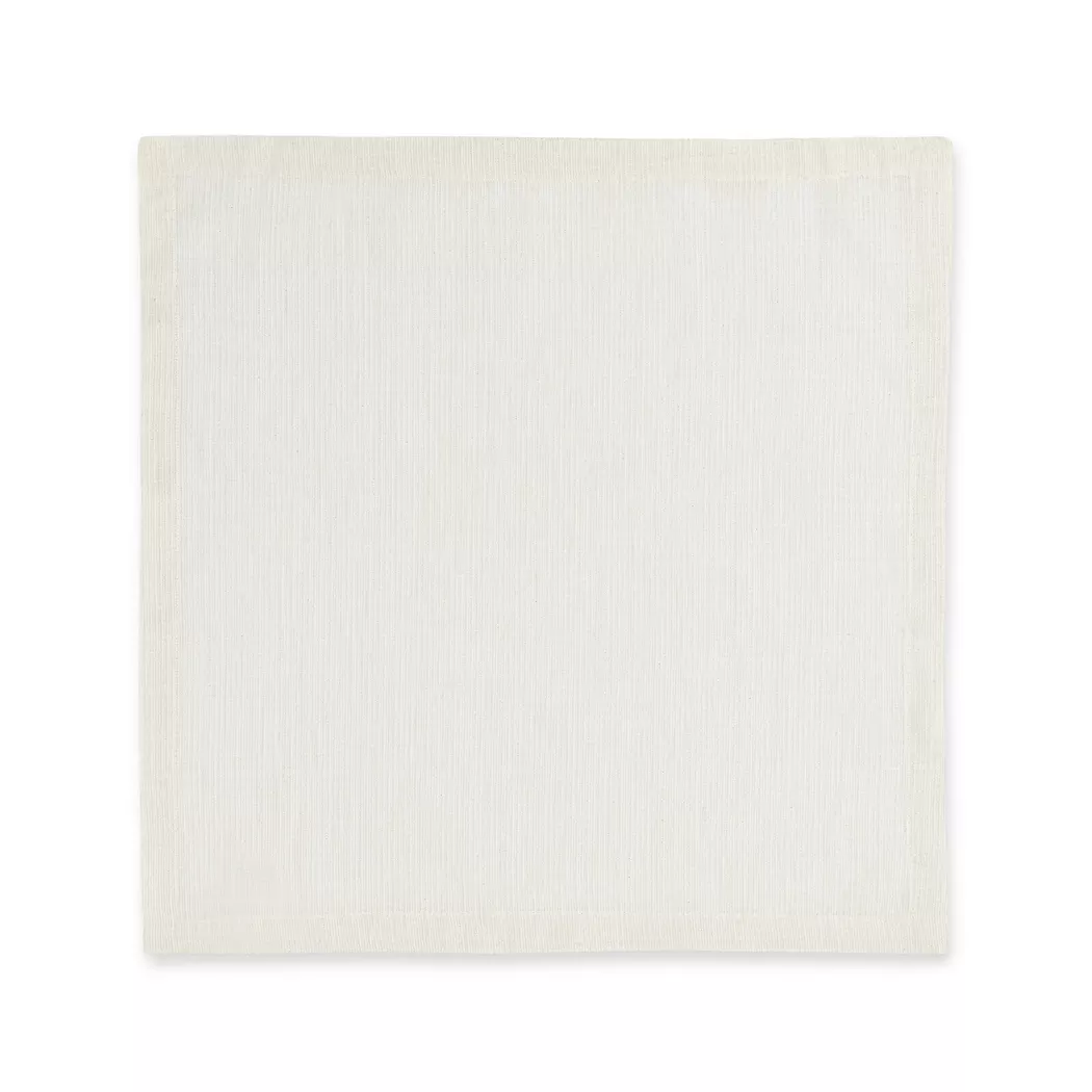 Manor - Stoffserviette, 4 Stück, 45 x 45 cm, Silber