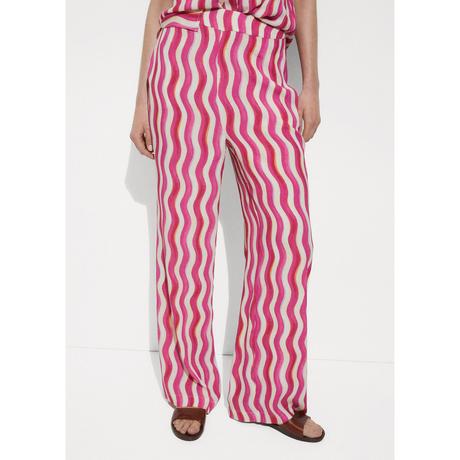 MANGO Ibiza Pantalon Imprimé Large  