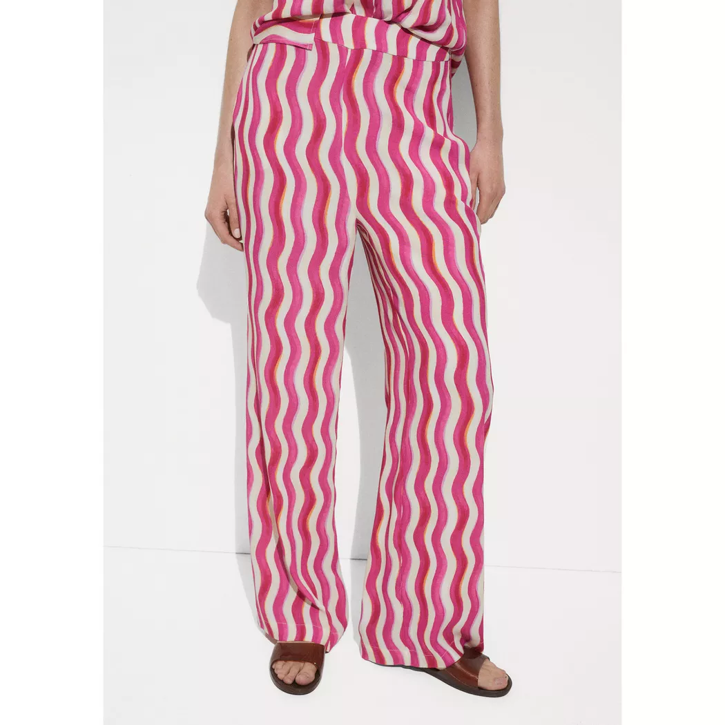 Mango - Hose, für Damen, Fuchsia, Größe M