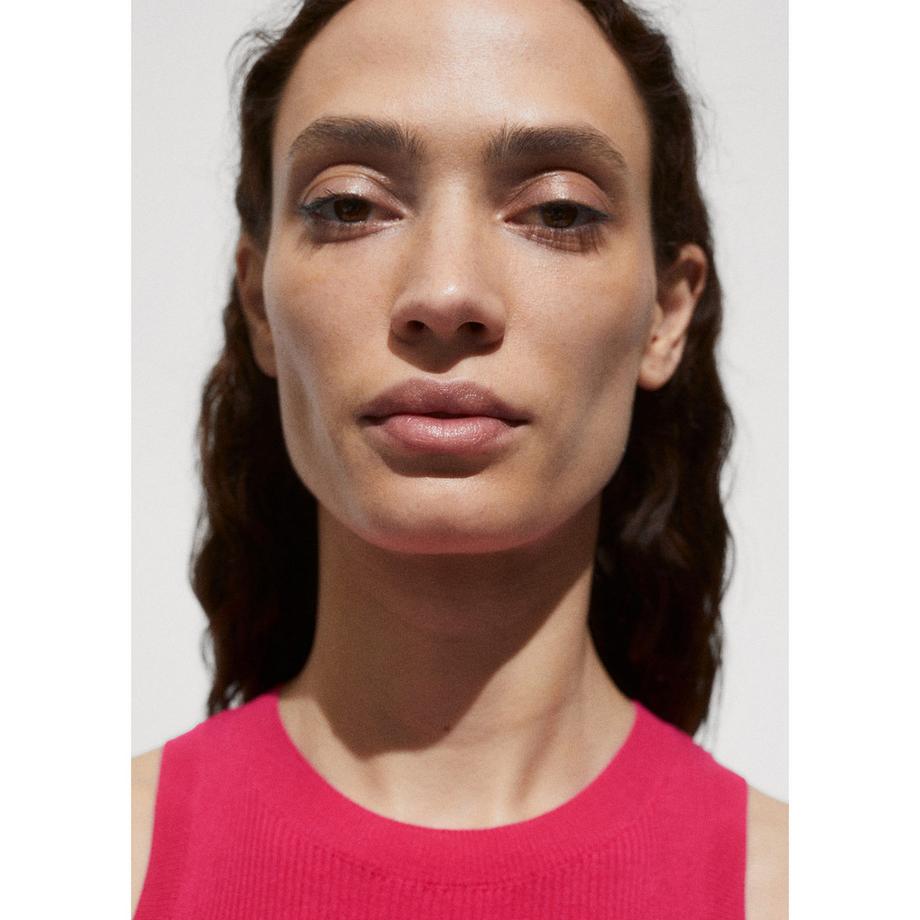 MANGO KARL Top Senza Maniche a Costine  