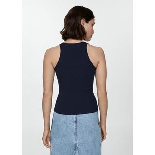 MANGO RIRI Top a Costine Girocollo  