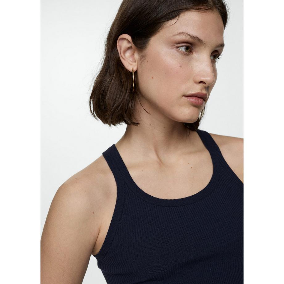 MANGO RIRI Feinstrick Tailliertes Top  