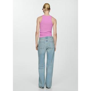 MANGO Riri Débardeur Côtelé Ajusté  