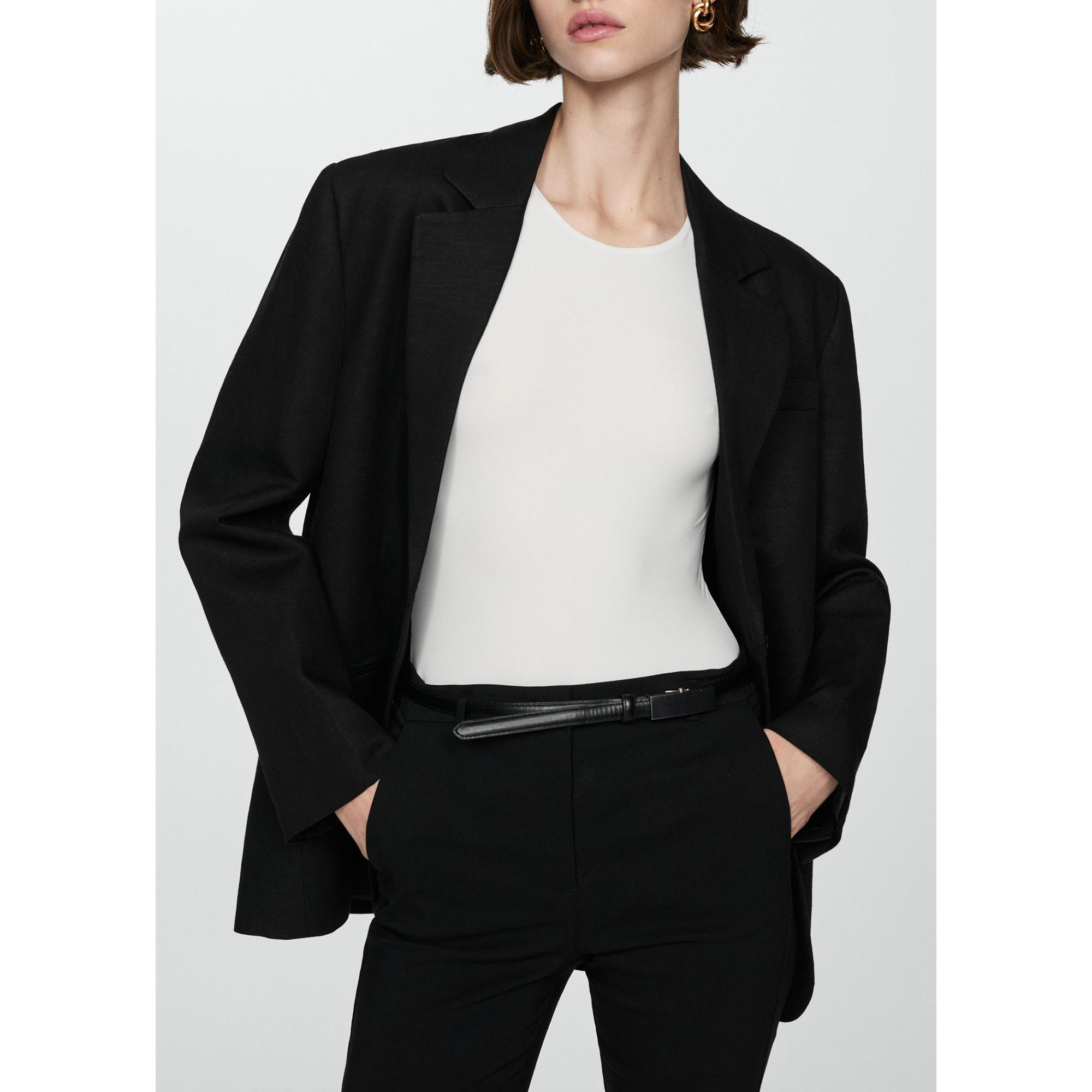 MANGO Stormy Top Senza Maniche Girocollo  