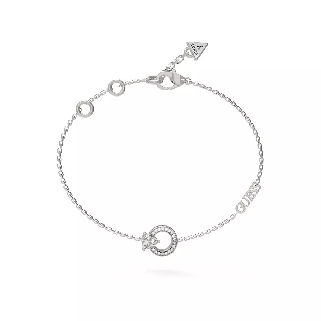 Guess - Armreif, M'ama Non M'ama, 14.4CM, Silber