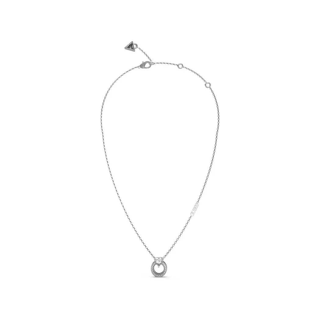 Guess - Halskette, M'ama Non M'ama, 40.5CM, Silber