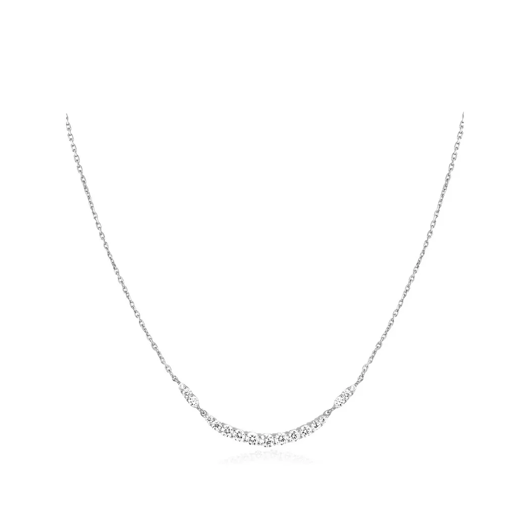 ANIA HAIE - Halskette, Miss Twinkle, 40.5CM, Silber