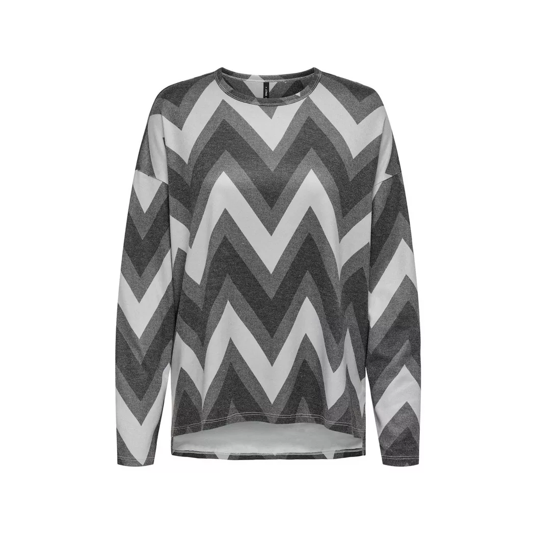 Only - T-Shirt, langarm, für Damen, Multicolor, Größe M