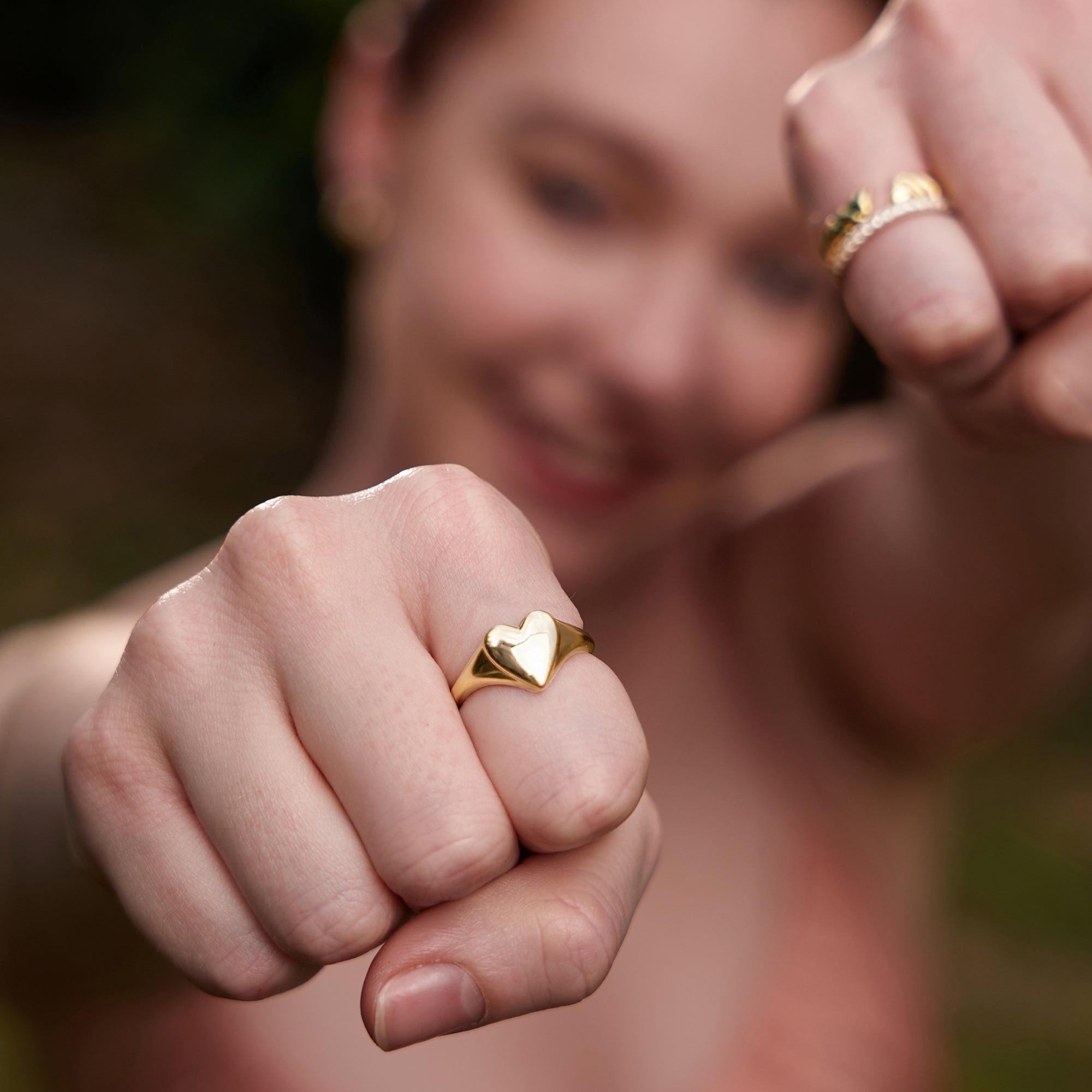 ANIA HAIE Heart Hunter Ring 