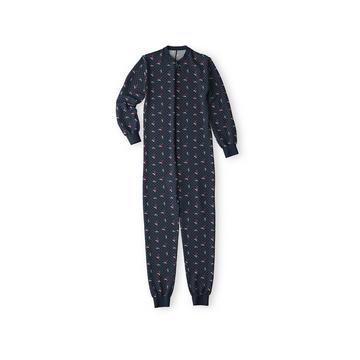 Einteiliger Pyjama, lang