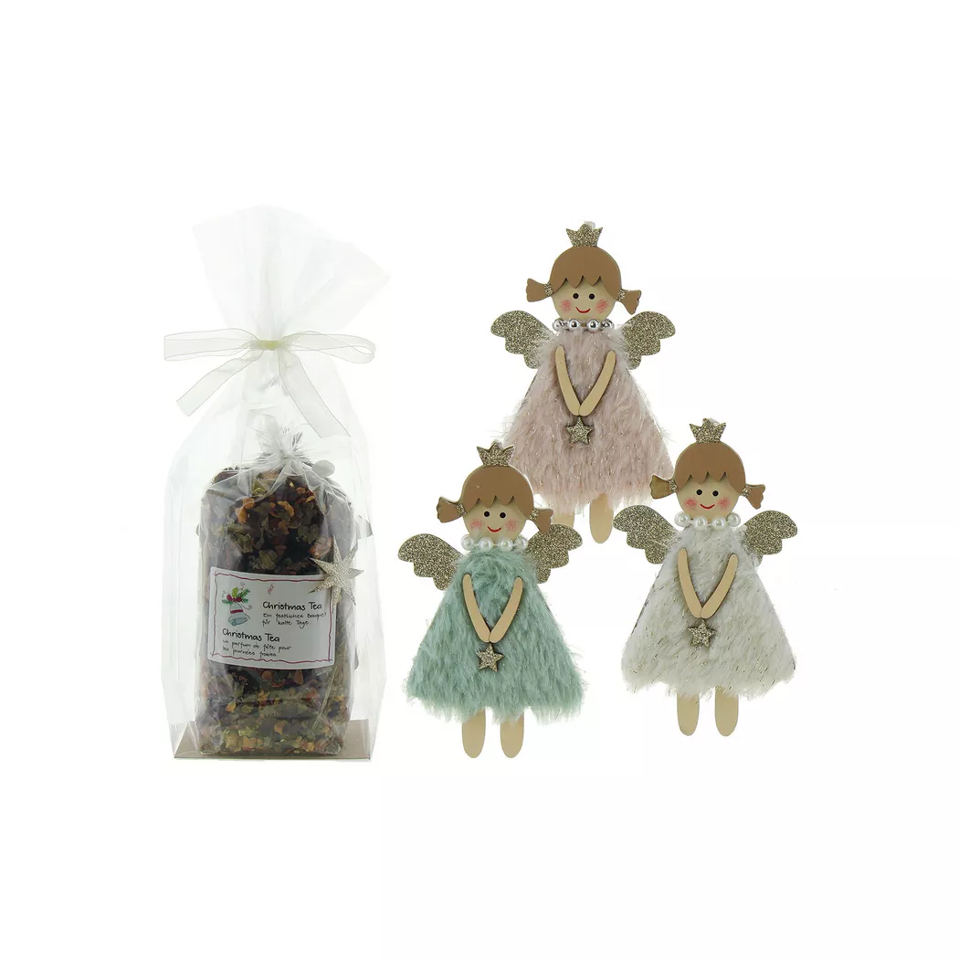 Herboristeria - Geschenkset Anhänger Engel Elegance, Herb. Xmas Tee Engel Set, Set