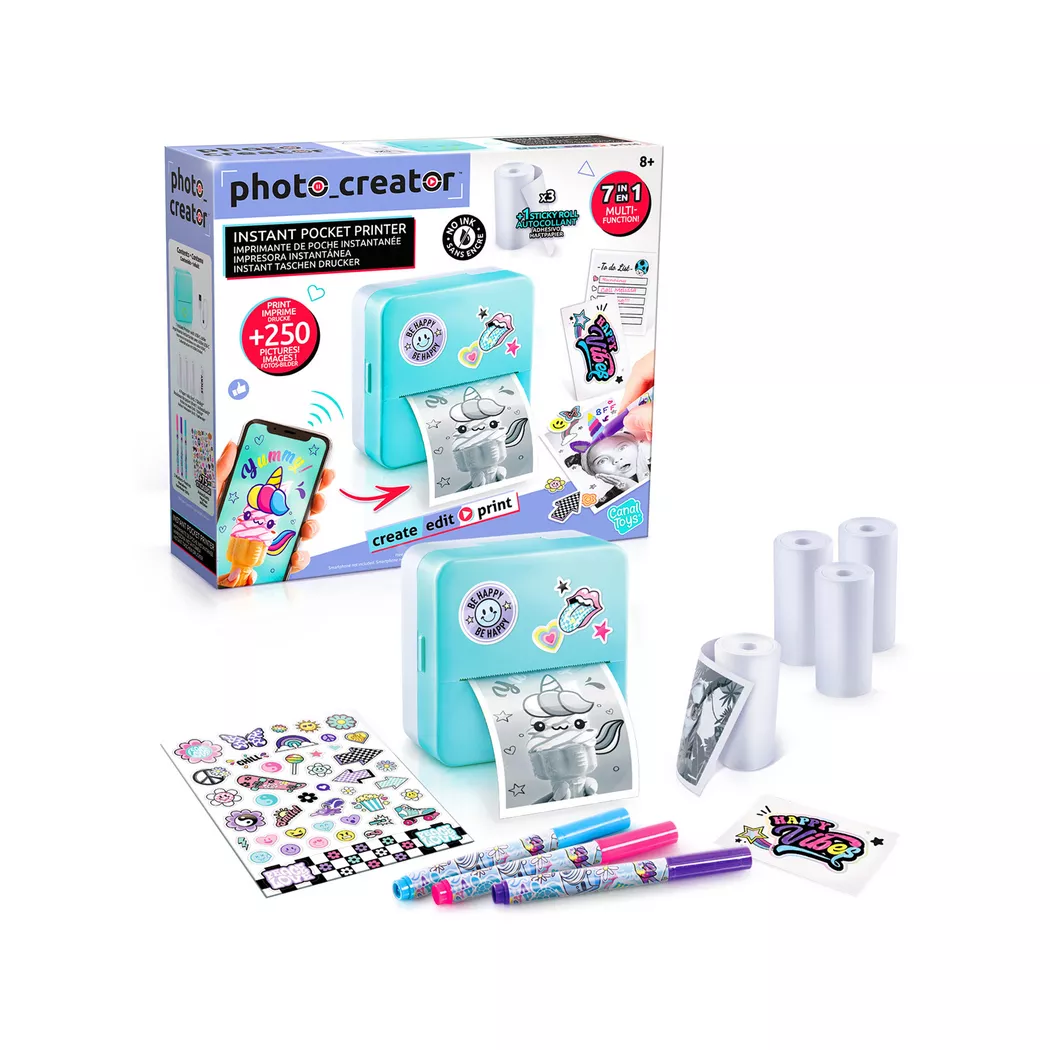 Canal Toys - Instant Pocket Printer, Multicolor