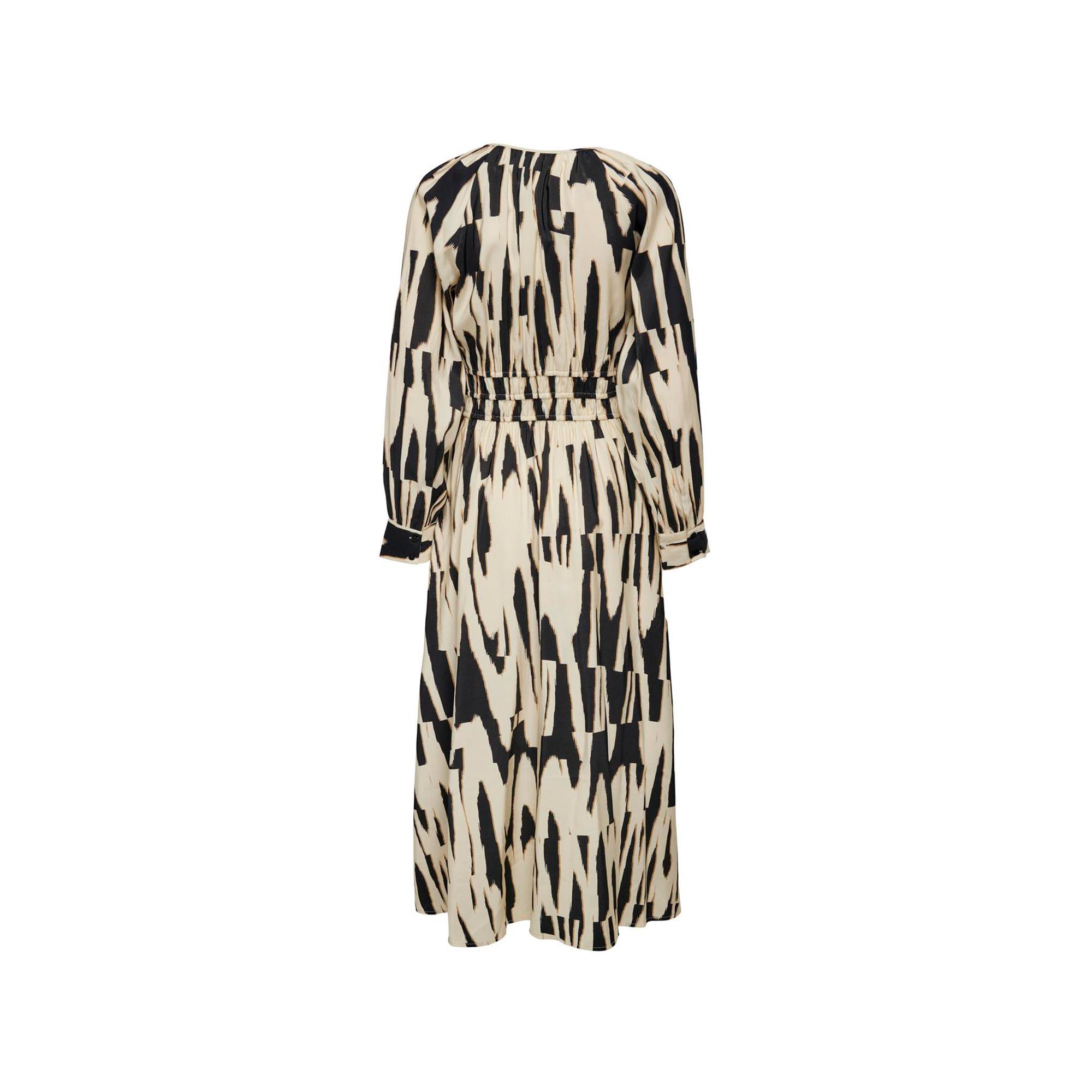 ONLY Langarm V-Ausschnitt Kleid  