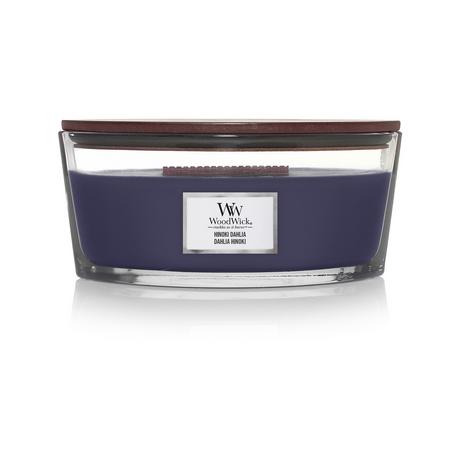 WoodWick Bougie parfumée en verre Hinoki Dahlia 