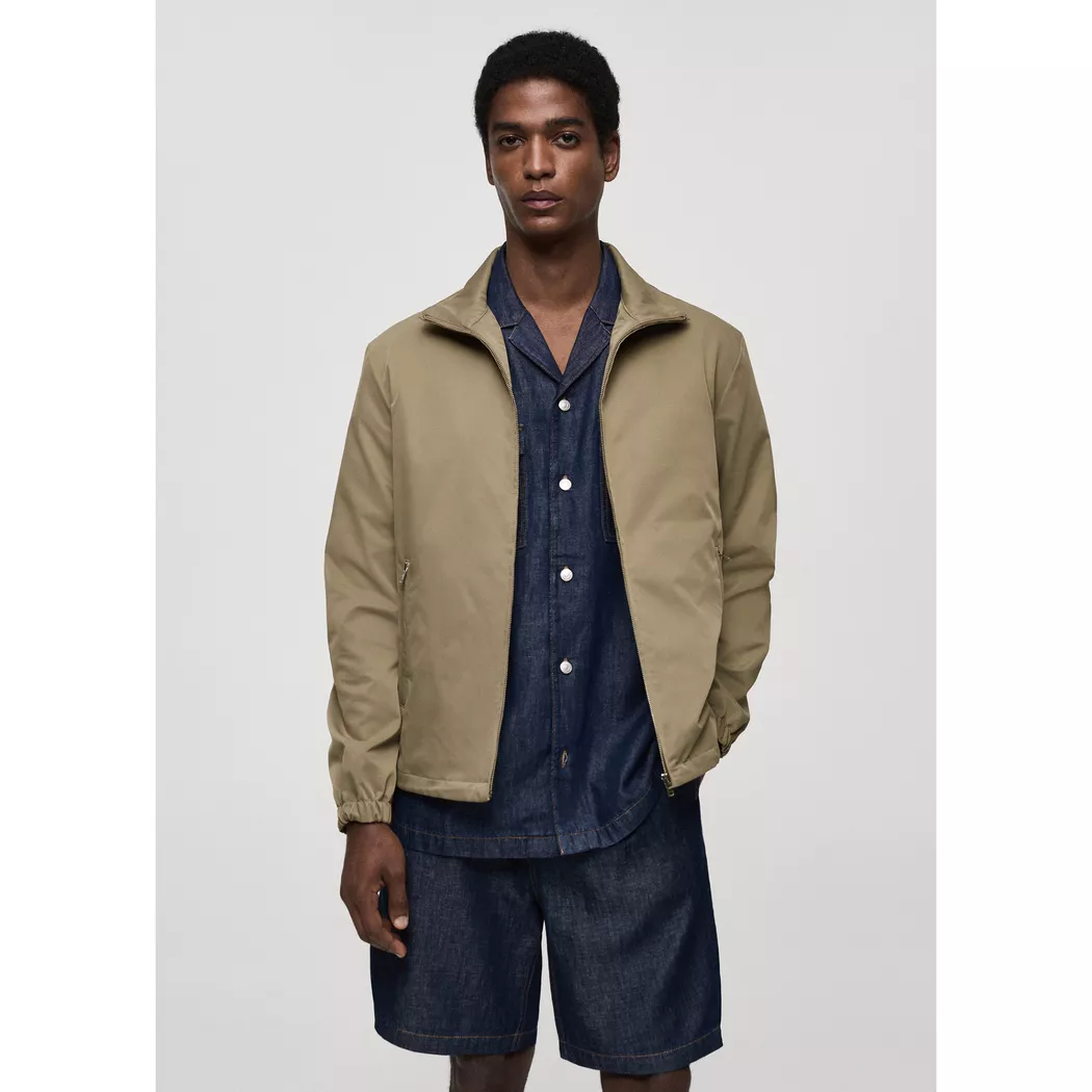 Mango Man - Jacke, für Herren, Beige, Größe M