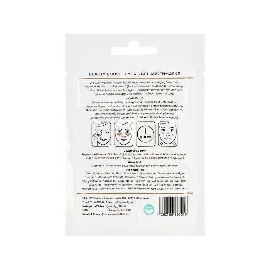 YEAUTY  Beauty Boost Eye Pad Mask 