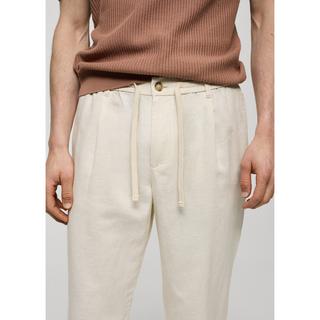 Mango Man Slim-fit trousers with drawstring Pantaloni 