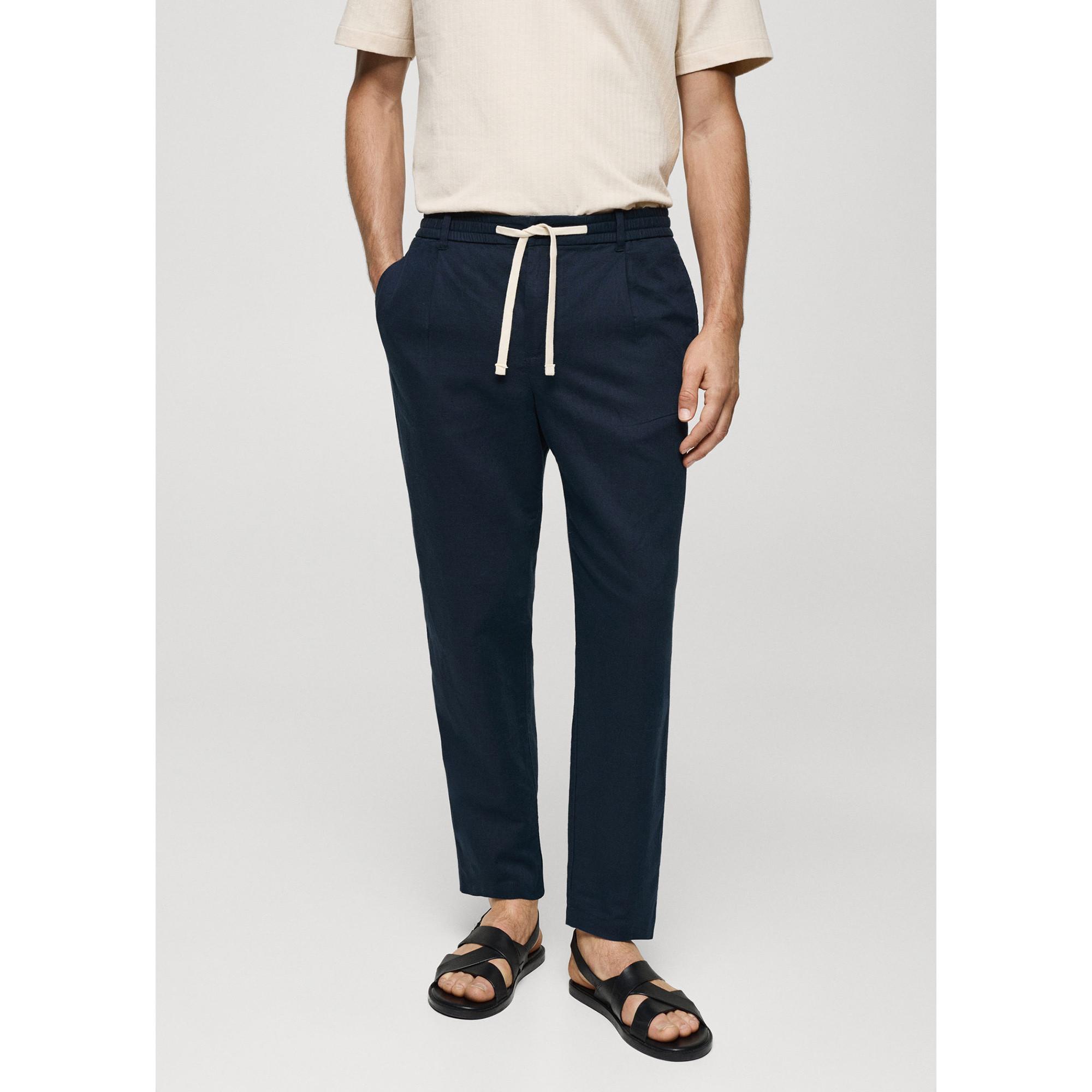 Mango Man Slim-fit trousers with drawstring Hose 