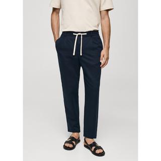 Mango Man Slim-fit trousers with drawstring Pantaloni 