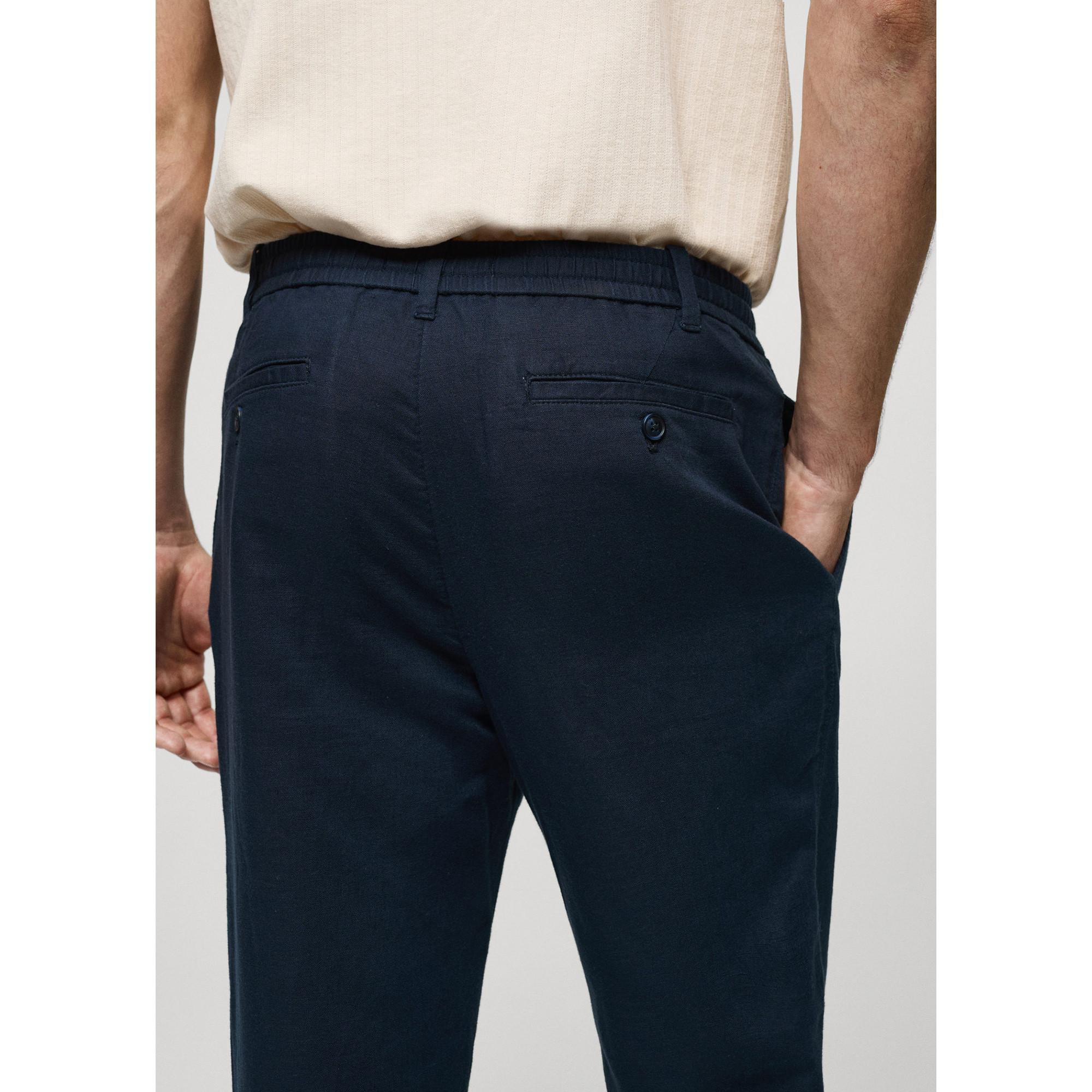 Mango Man Slim-fit trousers with drawstring Hose 