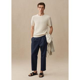 Mango Man Slim-fit trousers with drawstring Pantaloni 