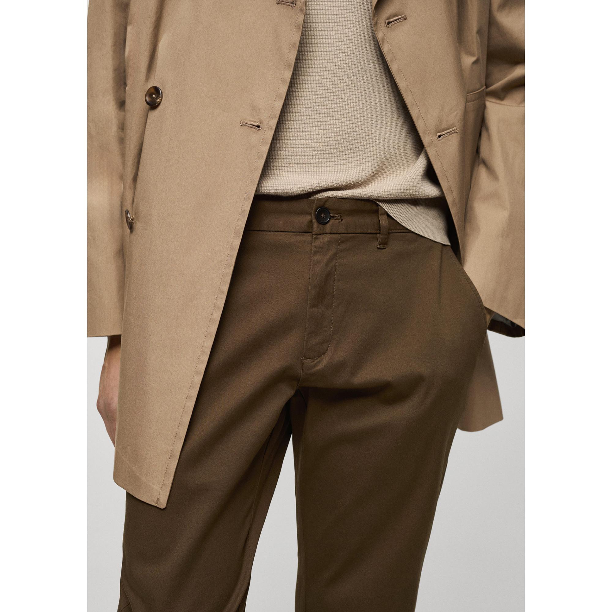 Mango Man Prato Tapered Fit Knöchellange Hose  