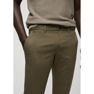 Mango Man Cotton tapered crop pants Pantaloni 