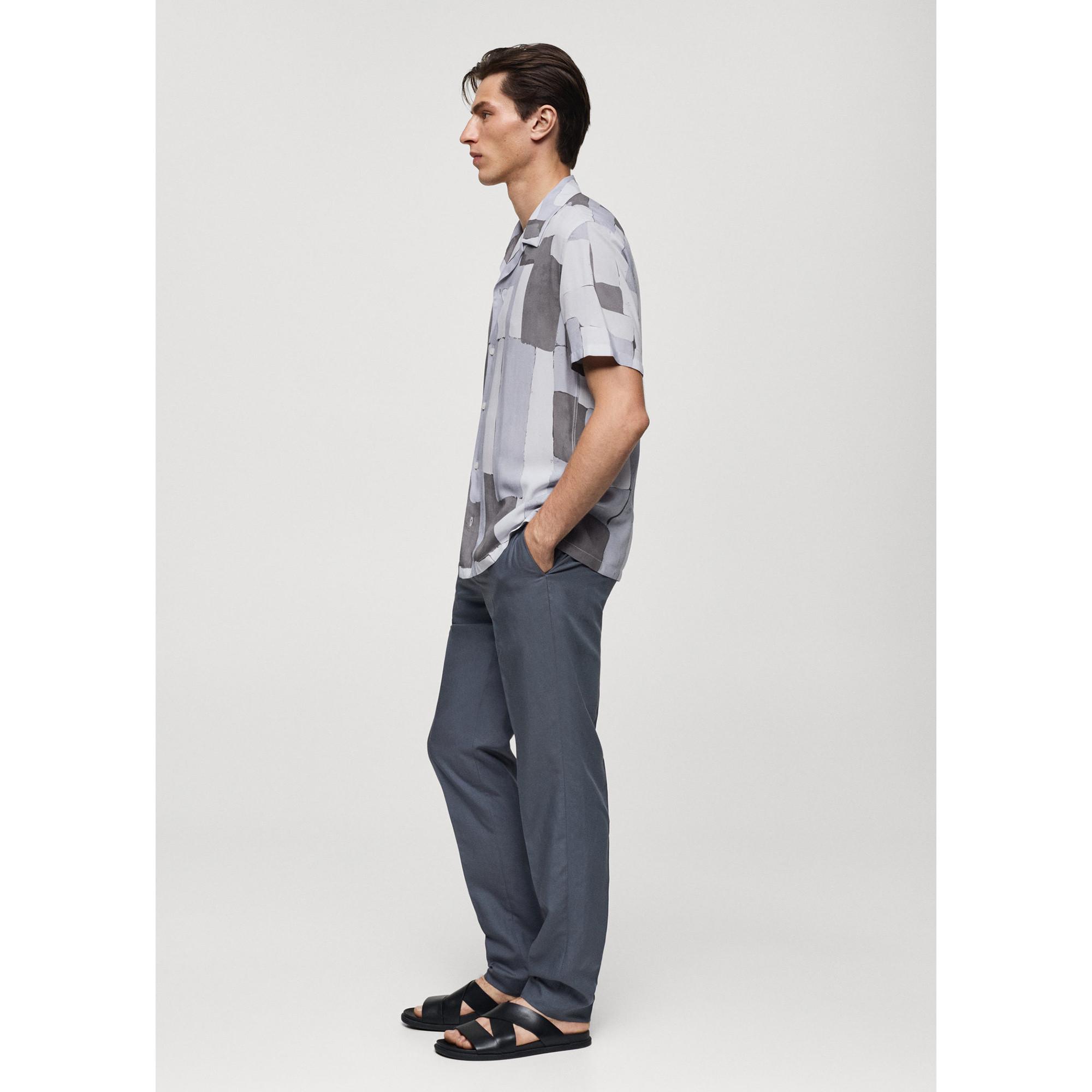 Mango Man ATRI Regular Fit Chemise Manches Courtes Imprimée  