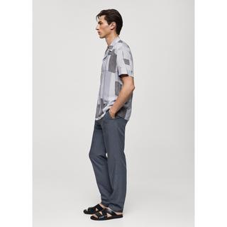 Mango Man ATRI Regular Fit Kurzarm Hemd mit Print  