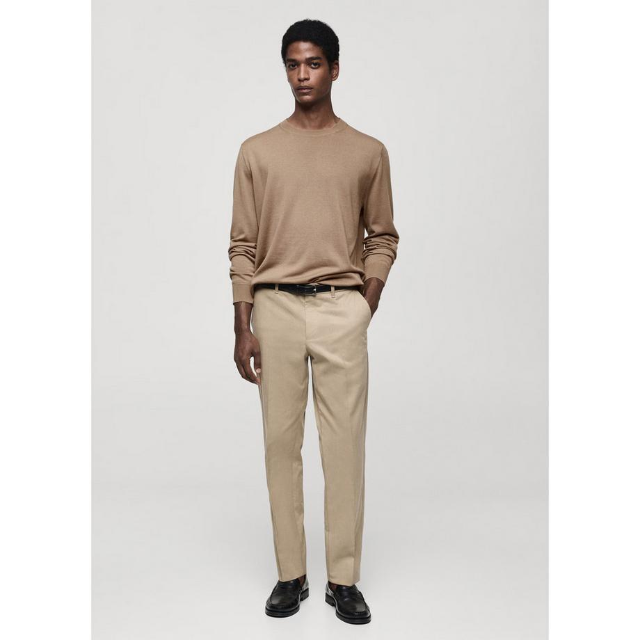 Mango Man Willy Rundhals-Sweatshirt  