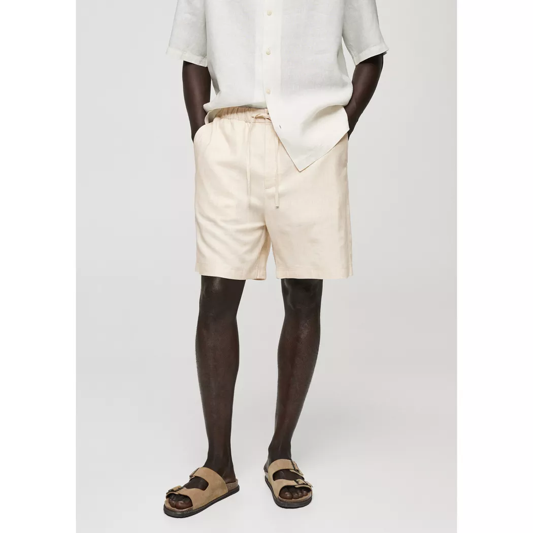 Mango Man - Bermuda Shorts, für Herren, Nature, Größe 44