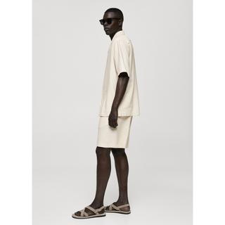 Mango Man SLIP Camicia Maniche Corte Relaxed Fit  