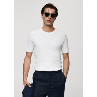 Mango Man Cotton fine-knit t-shirt T-Shirt 